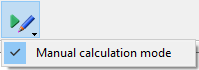 Manual calculation mode